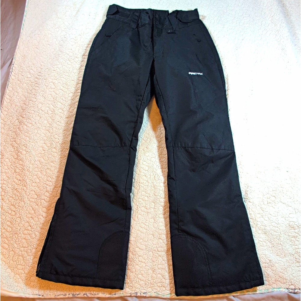 Arctix 1800 Women's Black Insulated Snow Pants Size Small Regular 31" Inseam